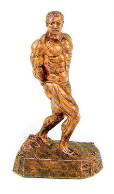 Bodybuilding Sculpture - Standing Back