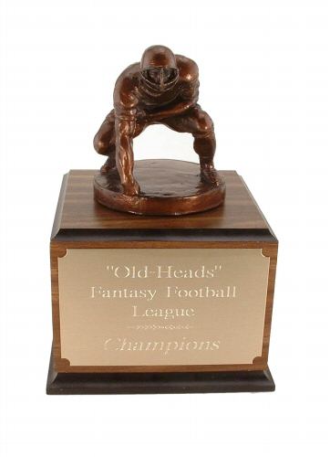 Defensive Lineman Fantasy Football Trophy